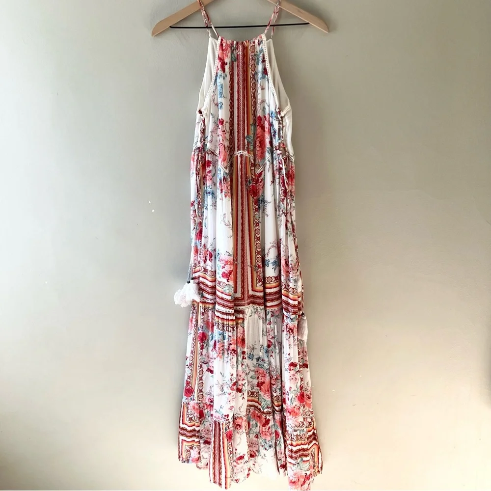 XHILARATION Floral Tiered Maxi Dress - Picture 3 of 6